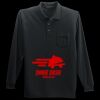 Long Sleeve Silk Touch Polo with Pocket Thumbnail