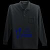 Long Sleeve Silk Touch Polo with Pocket Thumbnail
