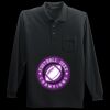 Long Sleeve Silk Touch Polo with Pocket Miniatura
