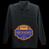 Long Sleeve Silk Touch Polo with Pocket Miniatura