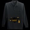 Long Sleeve Silk Touch Polo with Pocket Thumbnail
