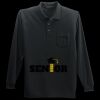Long Sleeve Silk Touch Polo with Pocket Thumbnail