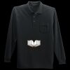 Long Sleeve Silk Touch Polo with Pocket Thumbnail