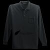 Long Sleeve Silk Touch Polo with Pocket Thumbnail