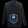 Long Sleeve Silk Touch Polo with Pocket Thumbnail