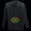 Long Sleeve Silk Touch Polo with Pocket Thumbnail