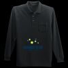 Long Sleeve Silk Touch Polo with Pocket Thumbnail