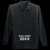 Long Sleeve Silk Touch Polo with Pocket Thumbnail