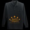 Long Sleeve Silk Touch Polo with Pocket Thumbnail