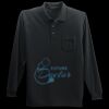 Long Sleeve Silk Touch Polo with Pocket Thumbnail