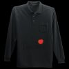 Long Sleeve Silk Touch Polo with Pocket Thumbnail