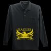 Long Sleeve Silk Touch Polo with Pocket Thumbnail
