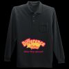 Long Sleeve Silk Touch Polo with Pocket Thumbnail