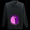 Long Sleeve Silk Touch Polo with Pocket Thumbnail