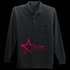 Long Sleeve Silk Touch Polo with Pocket Thumbnail