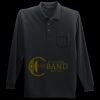 Long Sleeve Silk Touch Polo with Pocket Thumbnail