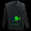 Long Sleeve Silk Touch Polo with Pocket Thumbnail