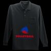 Long Sleeve Silk Touch Polo with Pocket Thumbnail