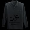 Long Sleeve Silk Touch Polo with Pocket Thumbnail