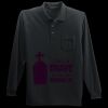 Long Sleeve Silk Touch Polo with Pocket Thumbnail