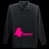 Long Sleeve Silk Touch Polo with Pocket Thumbnail