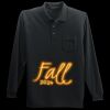 Long Sleeve Silk Touch Polo with Pocket Thumbnail