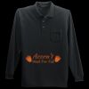Long Sleeve Silk Touch Polo with Pocket Thumbnail