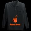 Long Sleeve Silk Touch Polo with Pocket Thumbnail