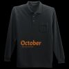 Long Sleeve Silk Touch Polo with Pocket Thumbnail