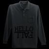 Long Sleeve Silk Touch Polo with Pocket Thumbnail