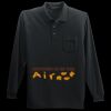 Long Sleeve Silk Touch Polo with Pocket Thumbnail