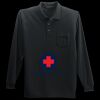 Long Sleeve Silk Touch Polo with Pocket Thumbnail