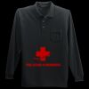 Long Sleeve Silk Touch Polo with Pocket Thumbnail