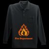 Long Sleeve Silk Touch Polo with Pocket Thumbnail