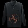 Long Sleeve Silk Touch Polo with Pocket Thumbnail