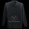 Long Sleeve Silk Touch Polo with Pocket Thumbnail