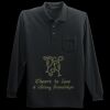 Long Sleeve Silk Touch Polo with Pocket Thumbnail