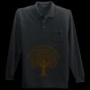 Long Sleeve Silk Touch Polo with Pocket Thumbnail