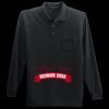 Long Sleeve Silk Touch Polo with Pocket Thumbnail