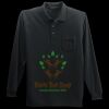 Long Sleeve Silk Touch Polo with Pocket Thumbnail