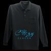Long Sleeve Silk Touch Polo with Pocket Thumbnail