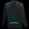 Long Sleeve Silk Touch Polo with Pocket Thumbnail