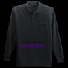 Long Sleeve Silk Touch Polo with Pocket Thumbnail