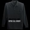 Long Sleeve Silk Touch Polo with Pocket Thumbnail