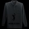 Long Sleeve Silk Touch Polo with Pocket Thumbnail
