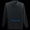 Long Sleeve Silk Touch Polo with Pocket Thumbnail