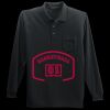Long Sleeve Silk Touch Polo with Pocket Miniatura