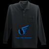 Long Sleeve Silk Touch Polo with Pocket Miniatura