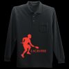 Long Sleeve Silk Touch Polo with Pocket Miniatura