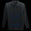 Long Sleeve Silk Touch Polo with Pocket Miniatura